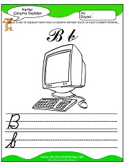 B Sesi Çalışma Sayfaları